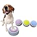 Hahepo Buzzer - Tasti per cani con funzione di registrazione, 4 pezzi, giocattolo interattivo Sound Tasti di risposta per animali domestici