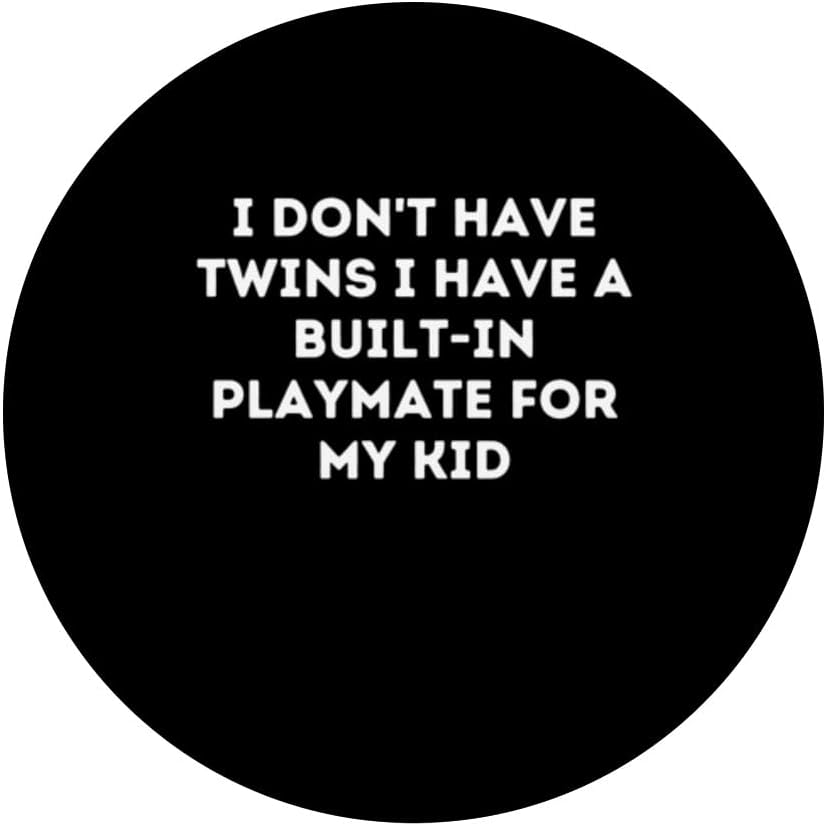 New Parents of Twins Gift For Twin Parent 2023 Announcement PopSockets Swappable PopGrip image 3