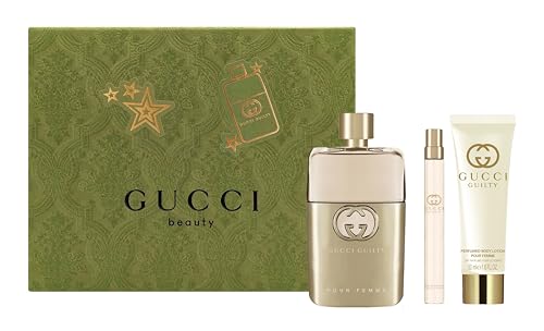 Gucci Guilty Femme 3-pcs Gift Set (EDP 3 Fl Oz + Body Lotion 1.7 Fl Oz + EDP 0.33 Fl Oz)