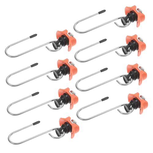 JEWEDECO Single Fitting Track Anchor s Hook for Airline Track Tie Down Fastener Cargo Keeper