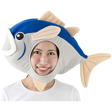 Amazon Bestmaple 魚の帽子動物 かぶり物 かわいい ふわふわ