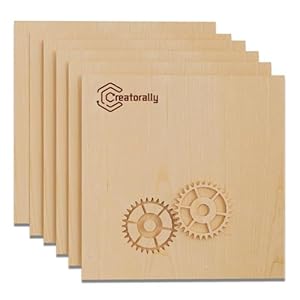 Creatorally 3mm Sperrholzplatte 6 Stück Modellbau