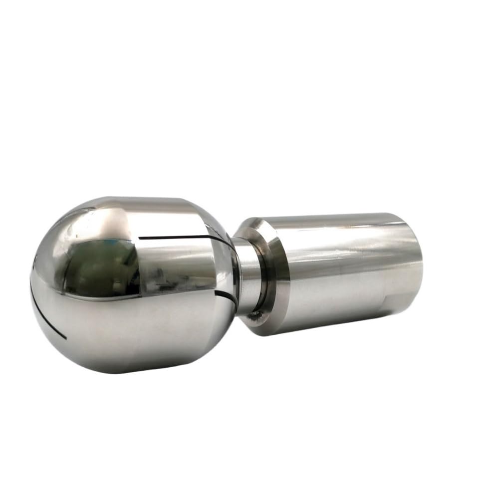 Bola de pulverización rotativa con rosca hembra BSPT de 1/8 a 2 pulgadas, SS304, bola de limpieza for tanque de pulverización rotativa sanitaria, 1 unidad(1.2inch)