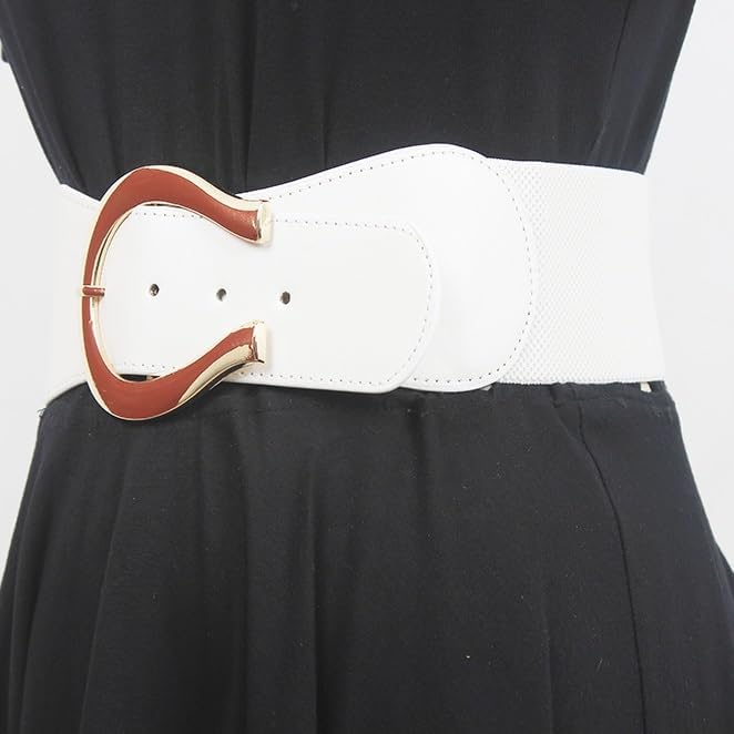Belt accessories woolen women decorative dress with waist elastic waist sealing wide matching4