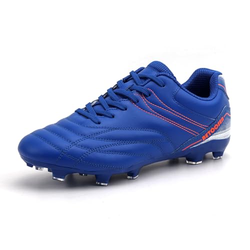 Men's Firm Ground Soccer Cleats Shoes Professional Breathable Outdoor Training Football Shoes