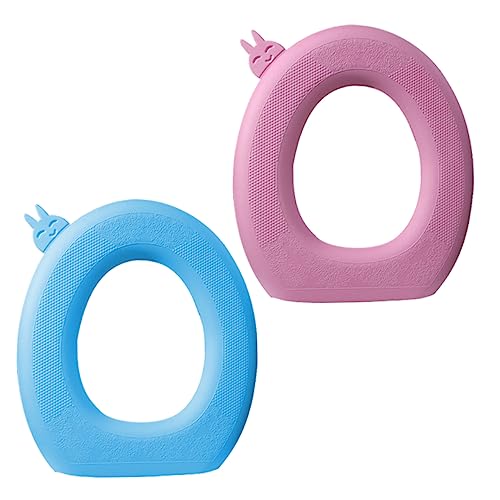 Fundas impermeables de EVA para asiento de inodoro tapizado protector lavable antideslizante 2