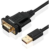 OIKWAN USB to RS232 USB Serial Adapter with FTDI Chipset USB 2.0 to Male DB9 Serial Cable for Windows 11,10, 8, 7, Vista, XP, 2000, Linux and Mac OS (6FT)