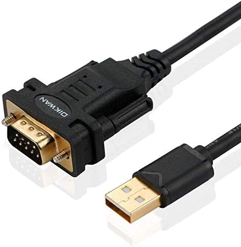 USB to RS232 USB to Serial Adapter with FTDI ChipsetUSB 2.0 to Male DB9 Serial Cable for Windows 10 8 7 Vista XP 2000 Linux and Mac OS(6ft)