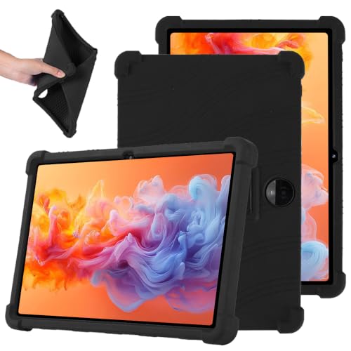 Étui silicone noir TUOHAITIME pour tablette Android 14 2025 C5