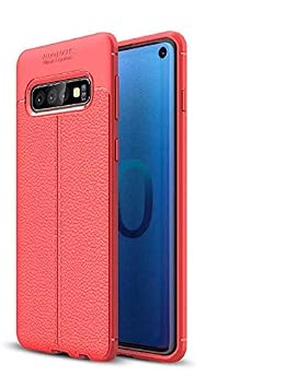 Spia Samsung Galaxy S10 Plus Kılıf Kırmızı Moss Silikon Kapak Orijinal Esnek İnce Geliştirilmiş Dayanıklı Darbe Karşıtı Koruyucu Yeni Nesil Tasarım (Samsung Galaxy S10 Plus, Kırmızı)
