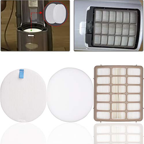 2 Foam+2 HEPA Filters for Shark Navigator Rotator Professional Upright Vacuum NV60 NV70 26 NV71 NV80 NV90 NV95 NVC80C UV420,Part NO. XHF80 & XFF80 - Thumbnail 4
