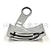 HTTMT MT360-06- Motorcycle Chromed Vertical Curved Mount License Plate Bracket Tag Holder Compatible with 2006-2012 YZF-R6/ 2006-2011 Suzuki Boulevard M109R
