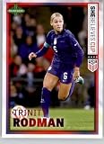 2023 Parkside USWNT She Believes Cup Team #14 Trinity Rodman Team USA Official Women's Soccer Card in Raw (NM or Better) Condition