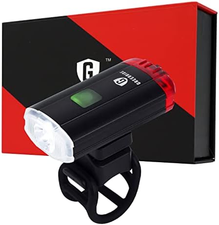Greerride Rechargeable Bike Helmet Light – Bike Helmet Lights for Night Riding, Bicycle Helmet Light and Safety Cycling Helmet Light for Bike Helmet with Flashing and Steady Modes