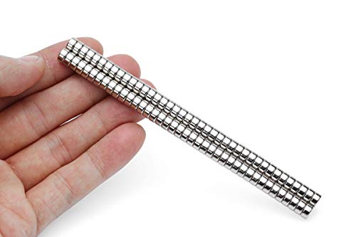 Round Refrigerator Magnets, 100Pcs 6×3Mm Small Strong Fridge Magnets, Office Magnets, Whiteboard Magnets, Durable Mini Magnets #TOP7
