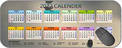 YENDOSTEEN Gaming Mauspad 2022 Jahre Kalender mit Urlaub, Mann Illusion Nebel MP1018 Mauspadmatte YENDOSTEEN Gaming Mauspad 2022 Jahre Kalender mit Urlaub, Mann Illusion Nebel MP1018 Mauspadmatte