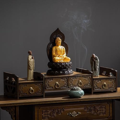 Armoire d'autel moderne pour créer un coin méditation épuré chez soi