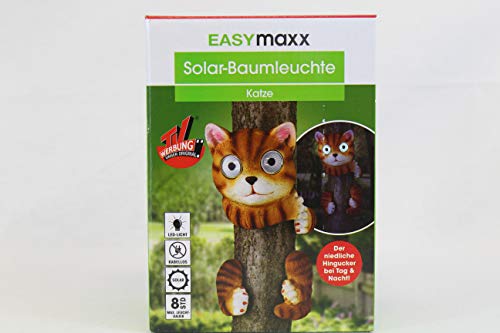 Pullach HOF - Lámpara Solar para árbol de Navidad, diseño de Gato