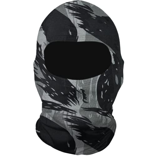 Kit 6 balaclavas balaclava touca toca ninja bandana UV50+ Cor:Cinza camuflado exército