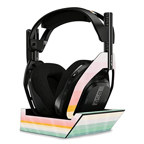 Image of MightySkins Glossy Glitter Skin Compatible With Astro A50 Wireless Headphones + Base Station (Gen 4) - Horizon Stripes | Protective, Durable High-Gloss Glitter Finish | Easy To Apply | Made in the USA