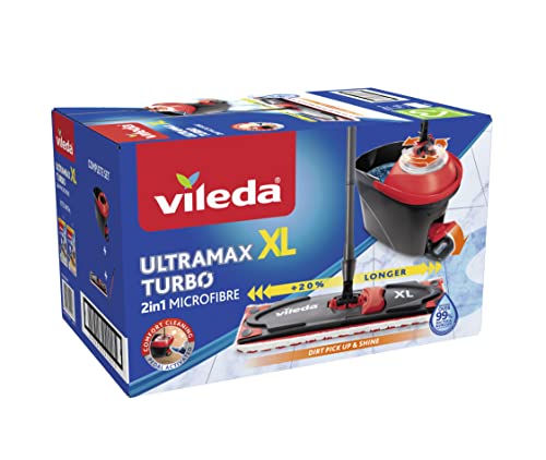 Vileda Ultramax XL Turbo, 2in1 Microfibre, Rot