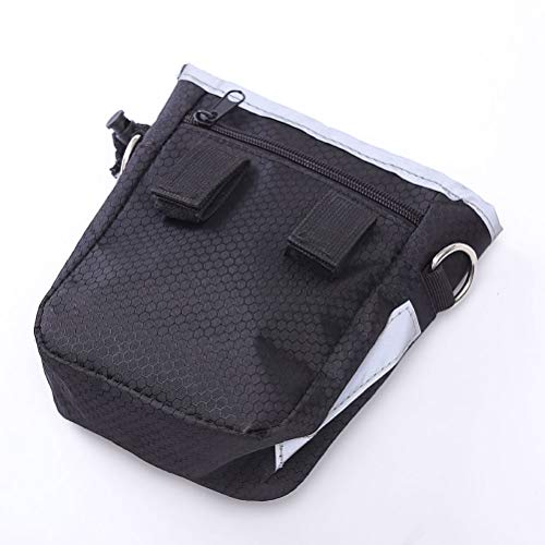 Lioobo Bolsa de tecido Oxford portátil para cães para treinamento ao ar livre, bolsos de alimentação