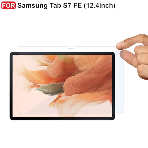 Image of CEDO Samsung Tab S7 Fe (12.4 inch) Tempered Glass | Screen Protector Clear Tempered Glass for Samsung Tab S7 Fe (12.4 inch)