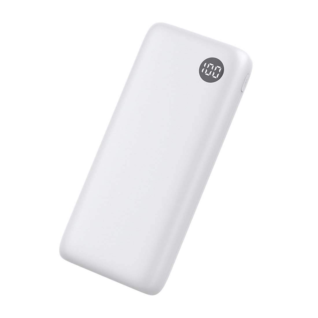 Batterie externe en plastique PC blanc au design ergonomique haut de gamme