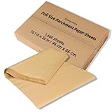 18x26 Inch - 1600 Sheets/Case Full-Size Commercial Baking Parchment Paper, Bulk Food-Safe Oven Paper for Bakeries, Restaurants, Food Processing (Brown 18.1