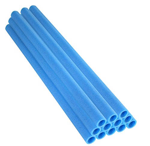 Upper Bounce Trampoline Pole Foam Sleeves Replacement Padding Covers Protective Pads Accessories and Parts 37 Fits 1 Diameter Pole Set of 12 Blue