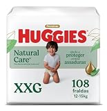 Huggies Fralda Descartável Premium Natural Care XXG - 108 Un