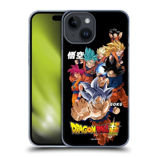 Image of Head Case Designs Officially Licensed Dragon Ball Super Goku Universe Survival Characters Hard Back Case Compatible With Apple iPhone 15