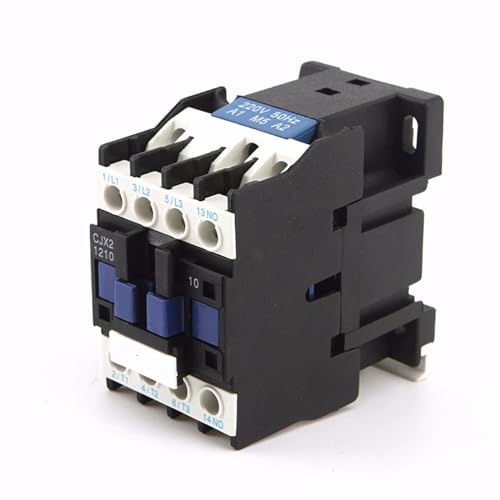 Contacteur magnétique triphasé CJX2-1210 pour stopper les surchauffes de moteurs et relais 12A