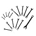 ABN Standard Wrenches Set - 16 Piece SAE Combination Wrench Set 1/4in to 1-1/4in SAE Wrench Set with Roll Up Pouch