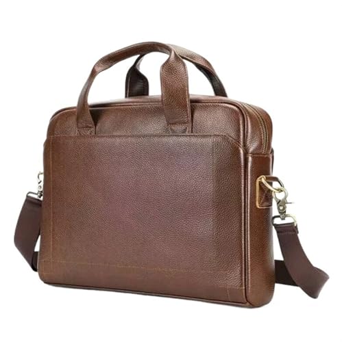 Porta-documentos de piel para hombre que protege tu portátil de oficina