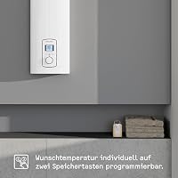STIEBEL ELTRON Elektronischer Durchlauferhitzer DEL 18/21/24 Plus, gradgenaue Wunschtemperatur, LCD Display, ECO-Modus, 236739 – Ansicht 4