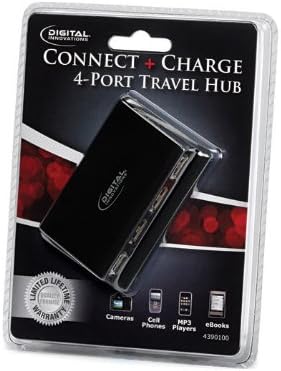 Digital Innovations Connect Plus Charge 4-Port USB Travel Hub (4390100)
