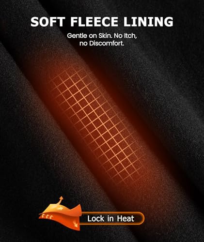 SIMIYA Thermal Underwear Set for Men Long Johns with Fleece Lined2