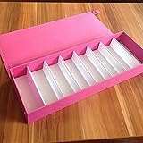 Diese Art besteht aus mehreren Teilen und vielen Schlitzen, in denen verschiedene Gelees wie Halsketten, Armbänder, Ringe, Ohrringe usw. aufbewahrt werden können.