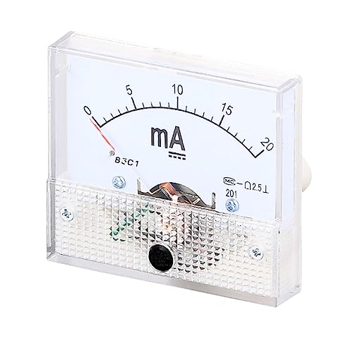 Ampèremètre DC 1000mA 85C1 Mobyat à pointeur pour tableau électrique