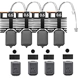 4PC Hotend Kit for Snapmaker U1 Pre-Installed 0.6mm Hardened Steel Nozzle and Ceramic Heating Block with 4PC Nozzle Parking Points and Silicone Brush and 8PC Silicone silico for U1 3D Pirnter Accessor