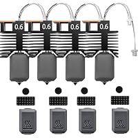 4PC Hotend Kit for Snapmaker U1 Pre-Installed 0.6mm Hardened Steel Nozzle and Ceramic Heating Block with 4PC Nozzle Parking Points and Silicone Brush and 8PC Silicone silico for U1 3D Pirnter Accessor