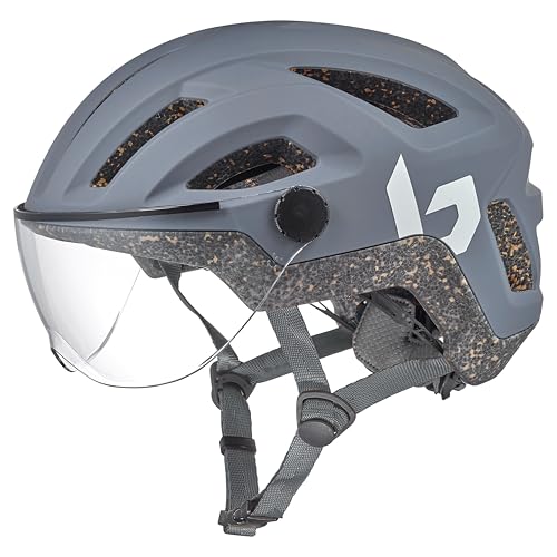 Bollé - React Visor, Cool Grey Matte, Clear, Medium, Unisex, Adult