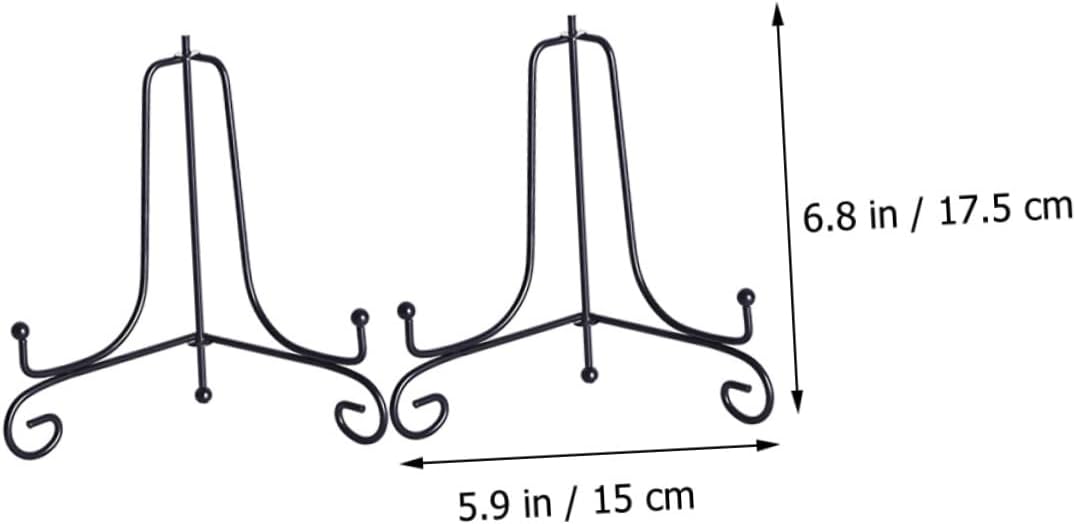 Angoily 6 pcs sign stand display stand picture book stand tea cake