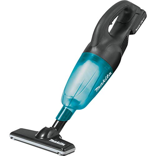 Image of Makita XLC02R1B 18V LXT Lithium-Ion Compact Cordless Vacuum Kit (2.0Ah), Black /Greenish Blue