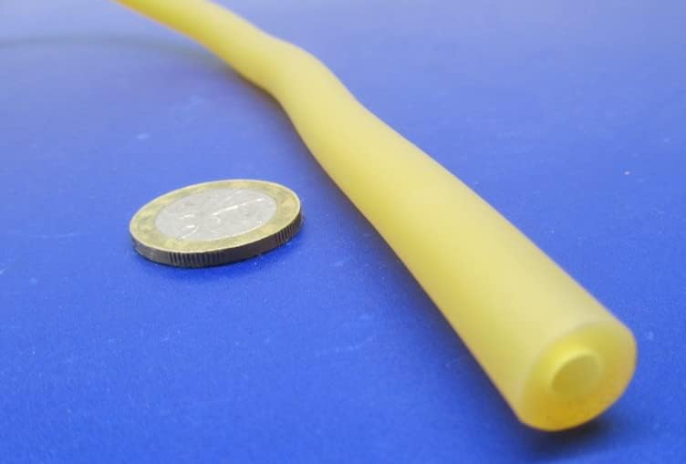 Latex Rubber Round Tubing 40A .437" (7/16") OD x .187" (3/16") ID x 25 Ft. Length 1 Roll