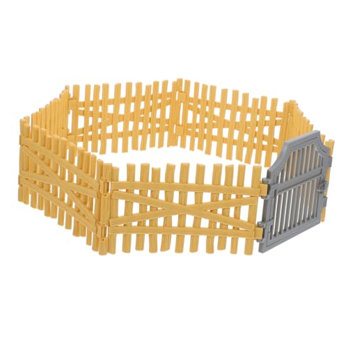 UPKOCH Clôture Jouet pour Ferme Clôture De Jardin Panneau De pour Animaux Corral De Ferme Accessoire De Jouet Jeu pour Garçon Fille Miniature