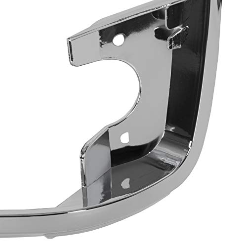 Ecotric Headlights Trim Bezel Pairs Compatible With 1992-1997 F250 F350 Truck & 1992-1996 Bronco F150 Pickup Truck Headlamps Chrome Replacement For Part Number Fo2512130 Fo2513131 F2Tz13064D #TOP7