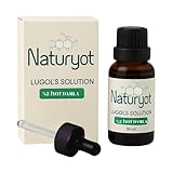 Naturyot Lugolsche 2% Jod Tropfen 30 ml Kaliumiodid Lösung Hochrein Braunglas Flasche (2% Lösung)