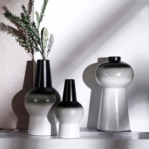 Vase en céramique dégradé moderne pour composition de fleurs séchées - 5